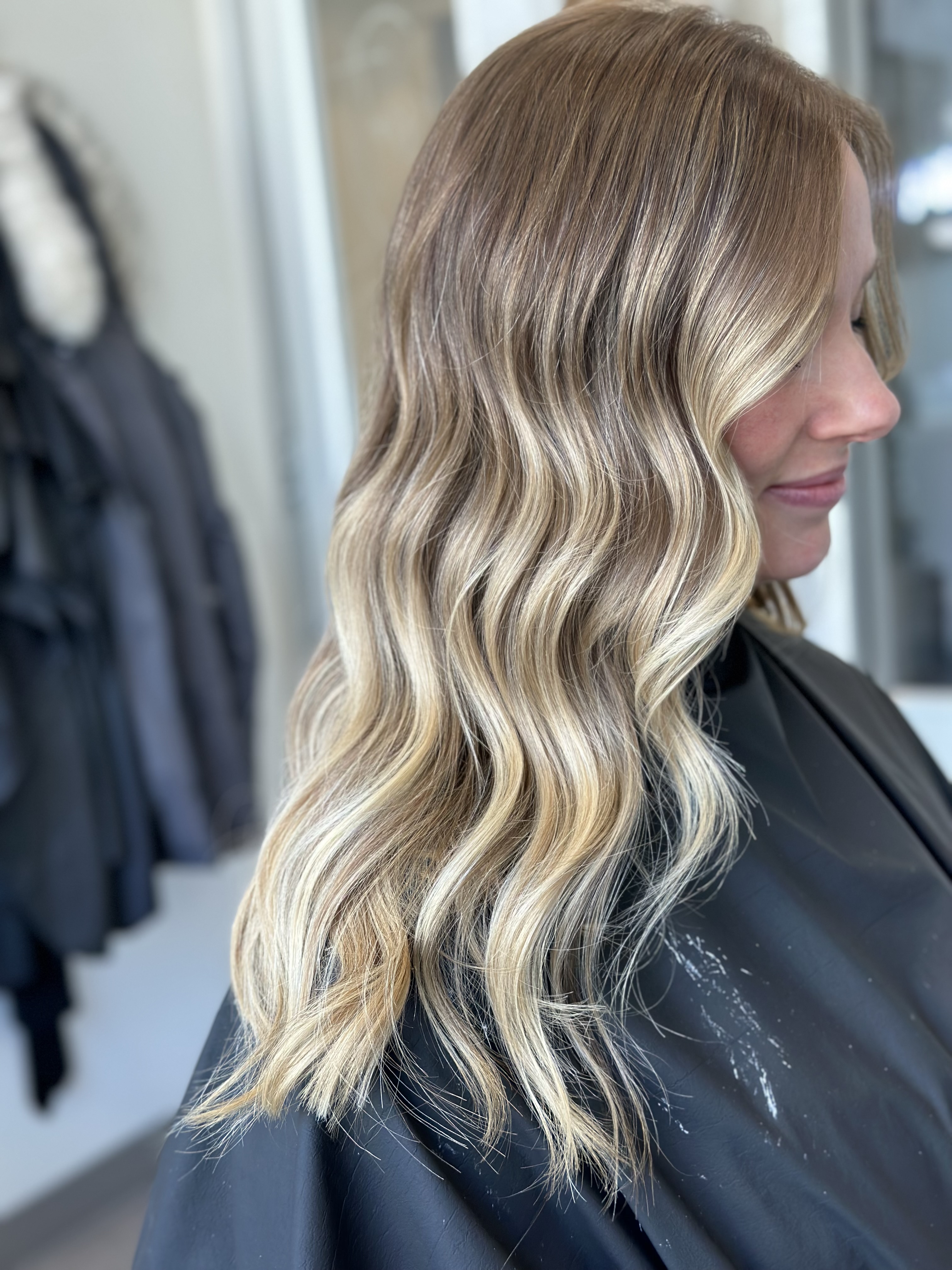 Area highlights styled by The Spot Salon hair colorist in Pleasant Grove, Utah