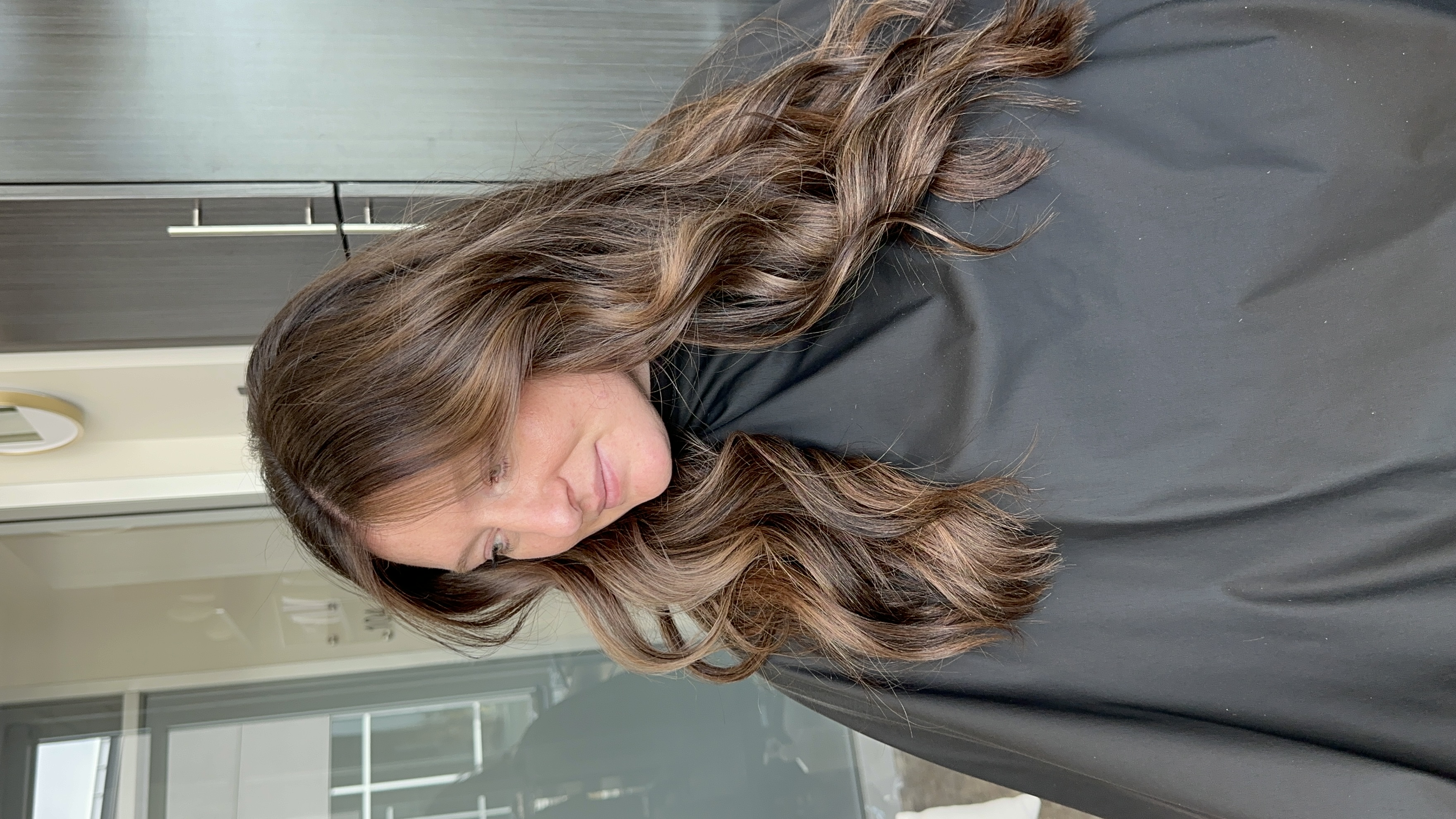 Full hair color service result at The Spot Salon in Pleasant Grove, UT