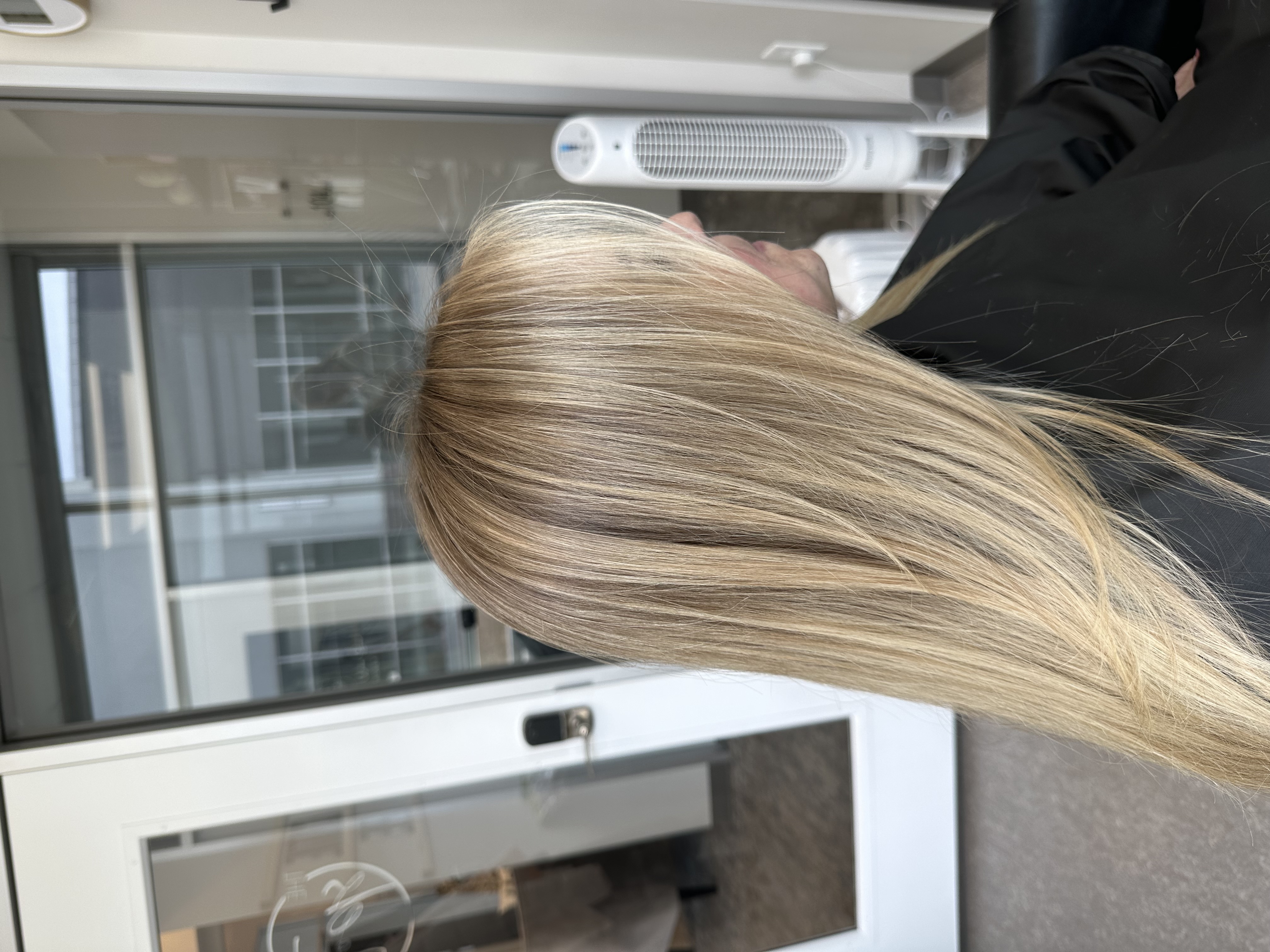 Hair transformation in The Spot Salon's private studio in Pleasant Grove, UT