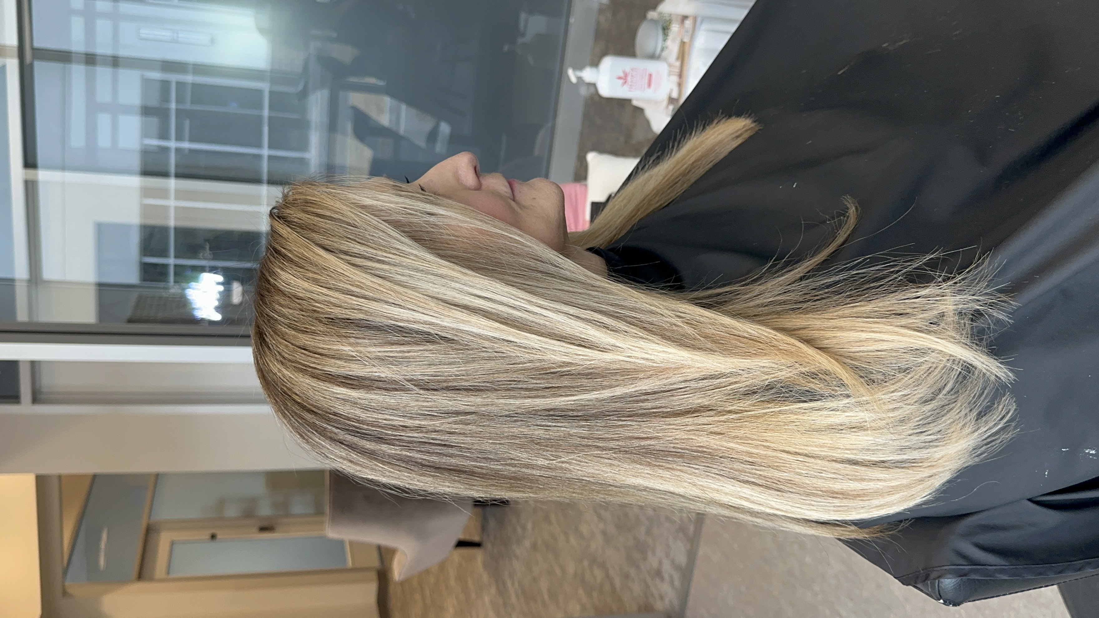 Women's haircut and styling by The Spot Salon private hair studio in Utah